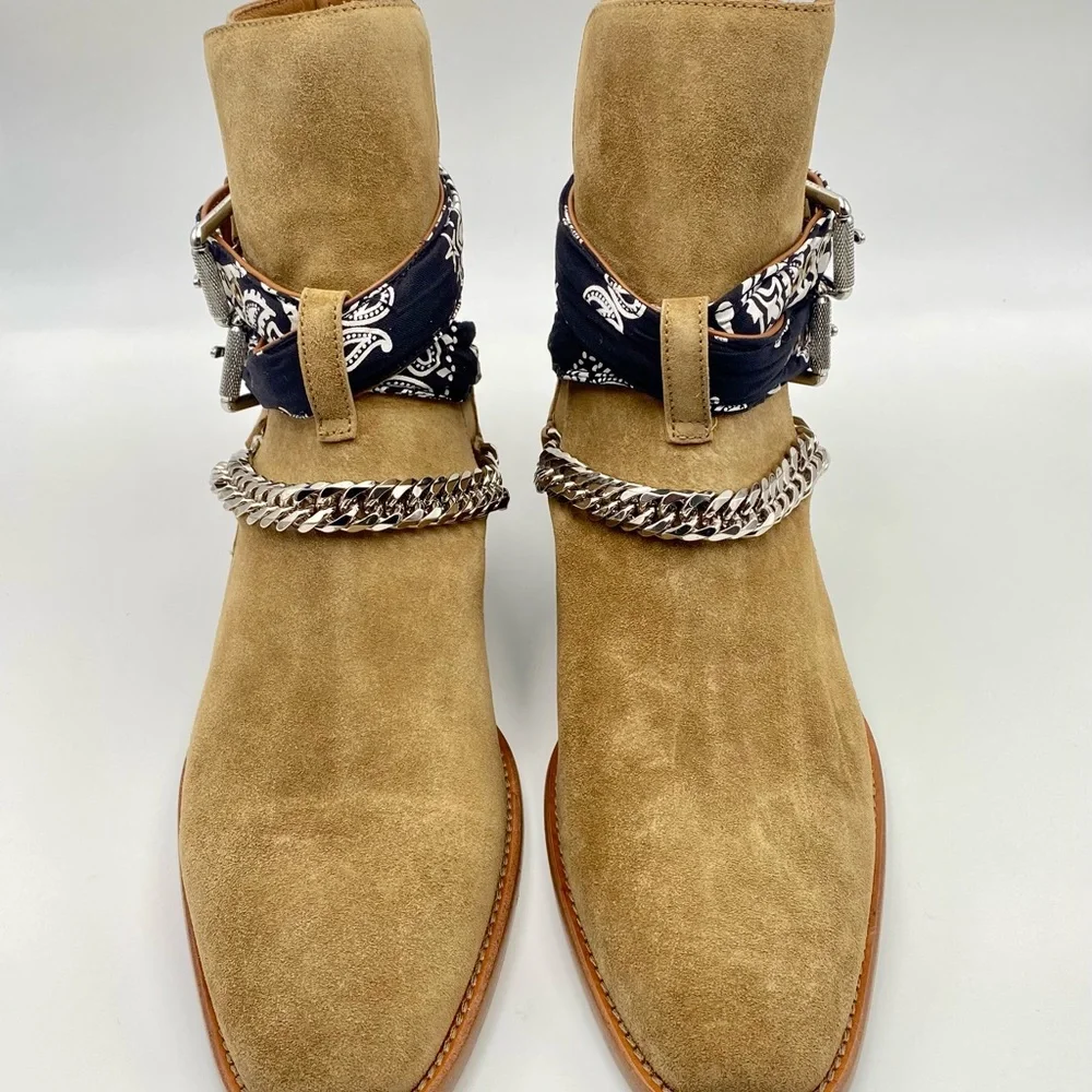 Amiri bandana suede Chelsea boot 43 1/2 - Picture 2 of 5
